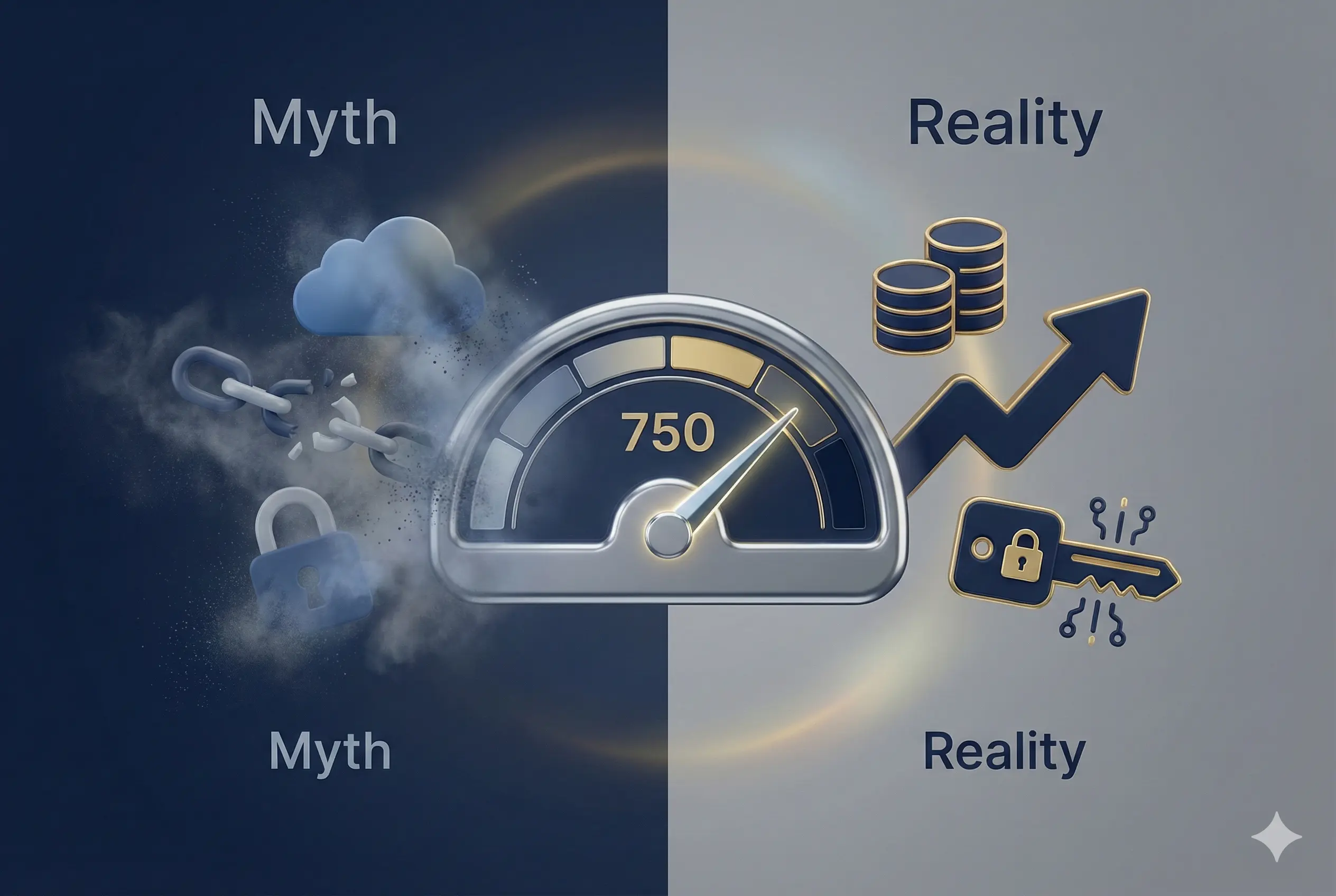 Credit Score Myth vs Reality Analysis 2025